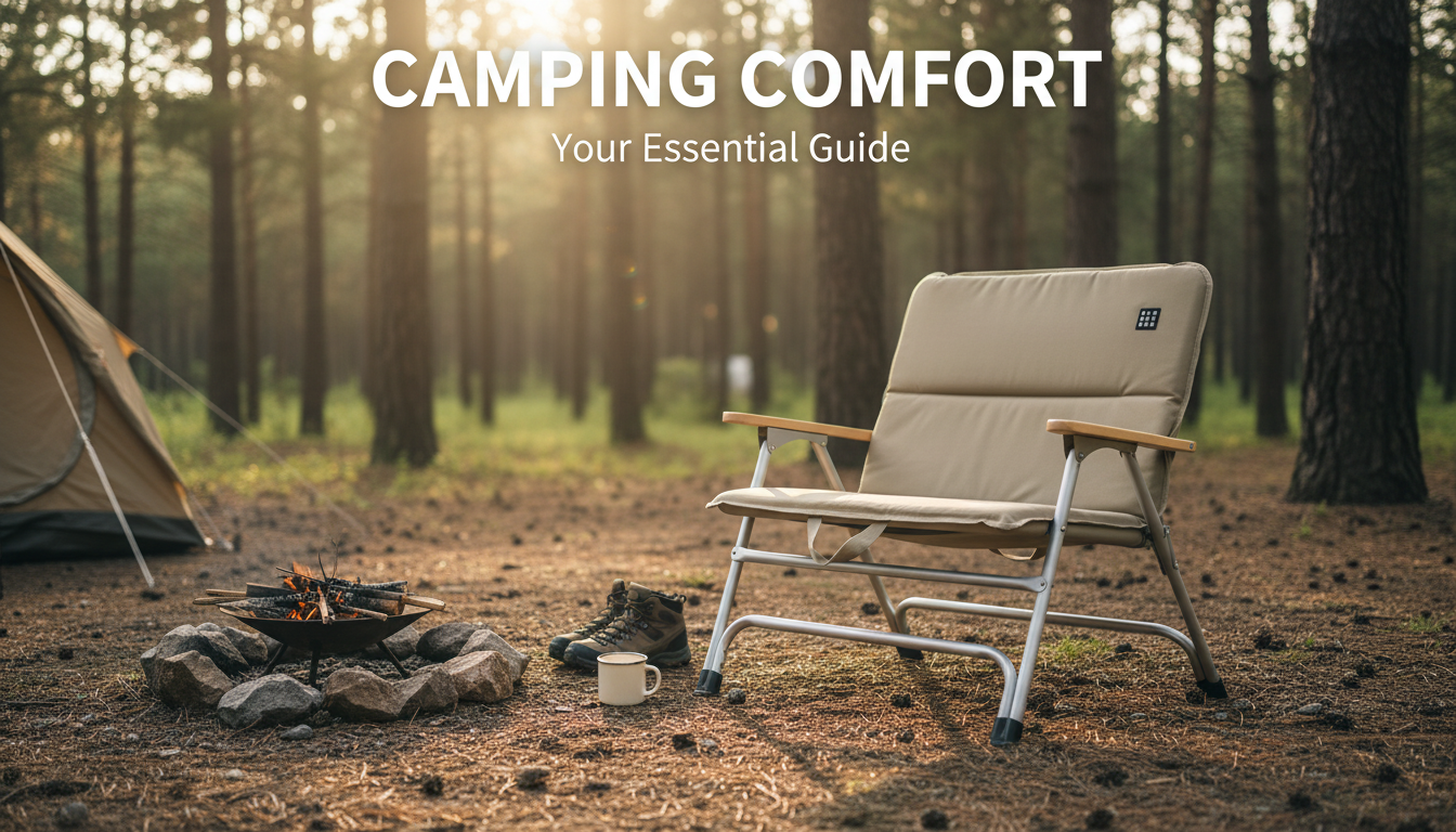 Cushioned Folding Camping Chair with Cover: Comfort Guide