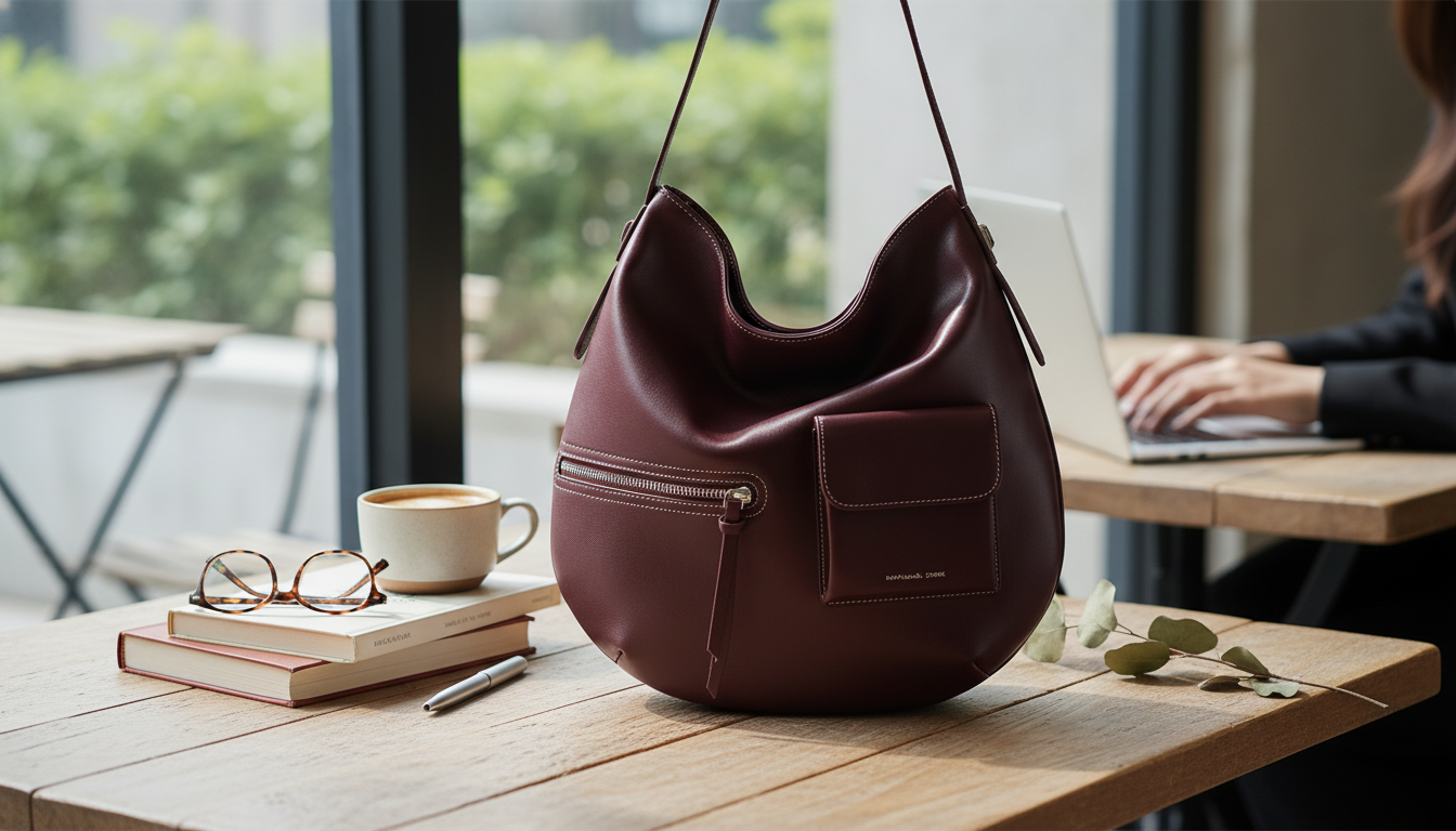 Elegant Casual Leather Tote: Your Polished Everyday Carry