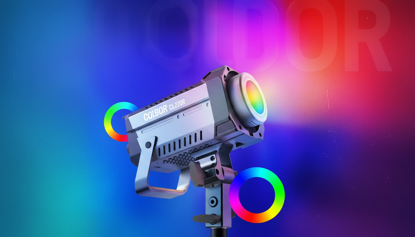 220W RGB LED Video Light Setup Guide for Creators