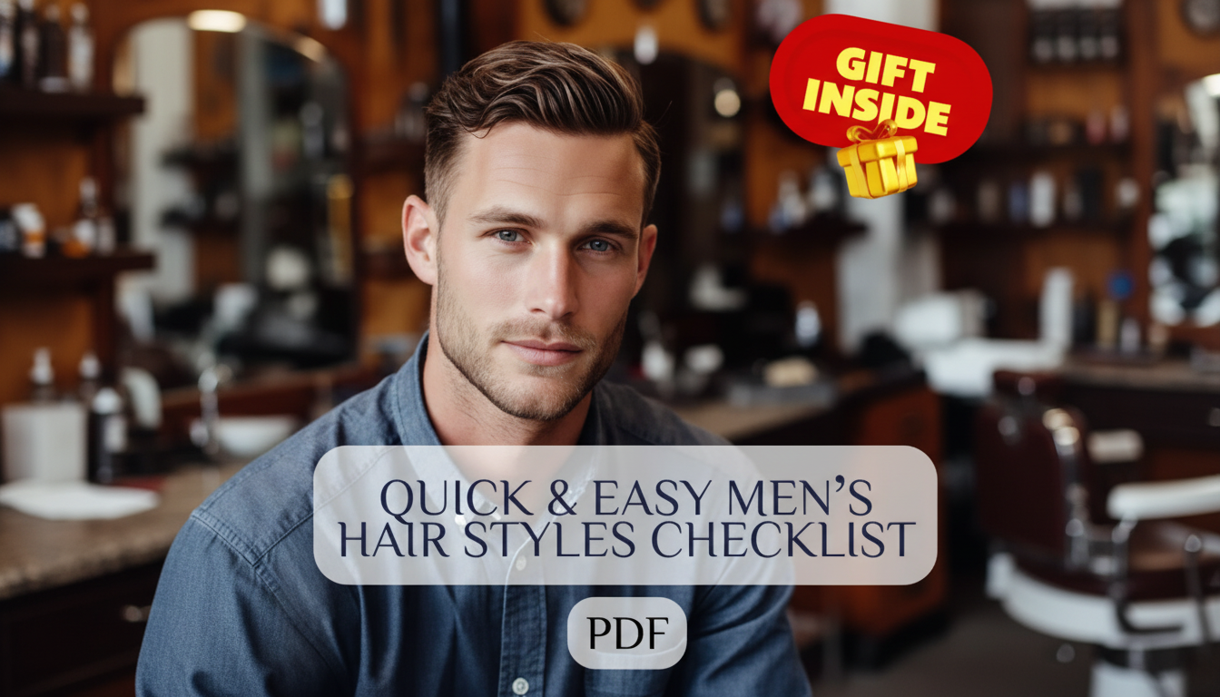 5-Minute Men’s Hairstyles: Quick Checklist for Any Hair