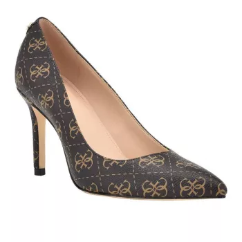 Guess Brown Printed Pumps: Chic Neutral Style Guide