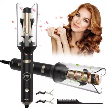 Rotating Barrel Ceramic Curler: Digital Heat Guide